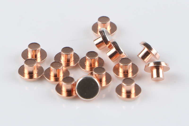金镍/铜镍复合触点铆钉