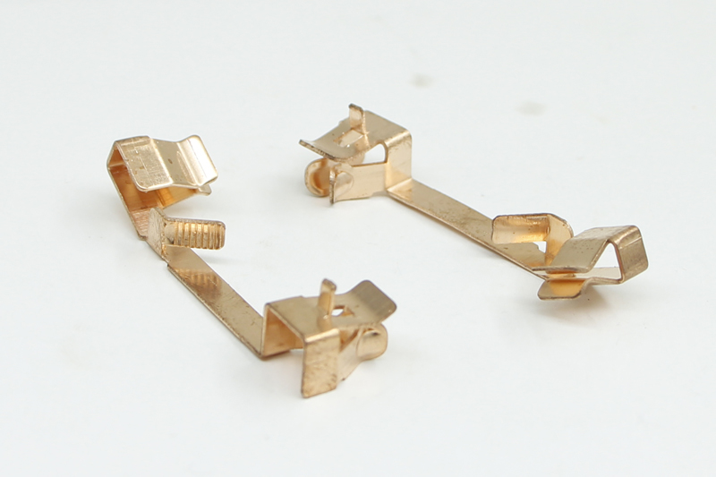 墙壁开关金属黄铜红铜磷青铜冲压件接触片组件